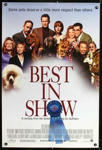 1p053 BEST IN SHOW DS one-sheet poster '00 Parker Posey, Jay Brazeau, Christopher Guest, Eugene Levy
