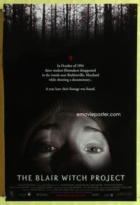 1p057 BLAIR WITCH PROJECT DS one-sheet movie poster '99 horror cult classic!