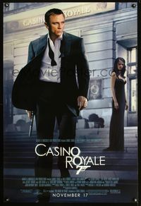 1p070 CASINO ROYALE DS advance one-sheet '06 Daniel Craig as James Bond, Eva Green, Mads Mikkelsen