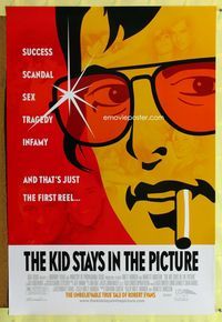 1p164 KID STAYS IN THE PICTURE one-sheet movie poster '02 director Robert Evans monologue biography