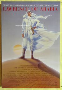 1p175 LAWRENCE OF ARABIA one-sheet movie poster R89 David Lean classic!