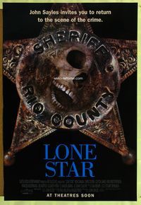 1p187 LONE STAR advance one-sheet movie poster '96 John Sayles, cool image!