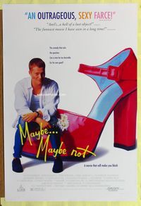 1p206 MAYBE... MAYBE NOT one-sheet movie poster '94 Sonke Wortmann, German!
