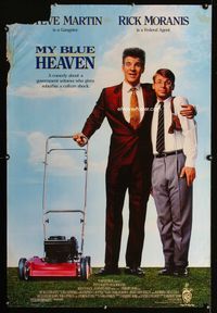 1p226 MY BLUE HEAVEN one-sheet movie poster '90 Steve Martin, Rick Moranis