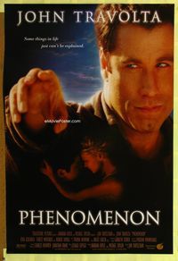 1p253 PHENOMENON DS one-sheet movie poster '96 John Travolta, Jon Turtletaub