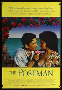 1p270 POSTMAN DS one-sheet movie poster '95 Italian romance, Il Postino!