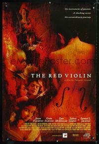1p284 RED VIOLIN one-sheet movie poster '98 Greta Scacchi, Jason Flemyng, Le Violon Rouge