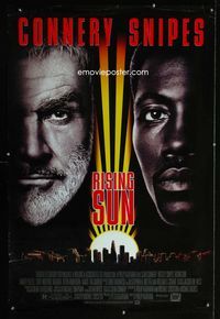 1p292 RISING SUN one-sheet movie poster '93 Sean Connery, Wesley Snipes, Harvey Keitel