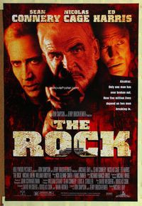 1p294 ROCK DS one-sheet movie poster '96 Sean Connery, Nicolas Cage