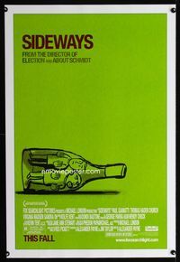 1p328 SIDEWAYS DS Advance one-sheet '04 Paul Giamatti, Thomas Haden Church, Alexander Payne classic!