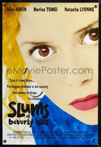 1p337 SLUMS OF BEVERLY HILLS DS one-sheet movie poster '98 Natasha Lyonne, Alan Arkin, Marisa Tomei
