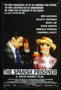 1p344 SPANISH PRISONER one-sheet movie poster '97 David Mamet, Steve Martin, Ben Gazzara