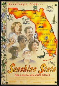 1p362 SUNSHINE STATE one-sheet movie poster '02 Jane Alexander, Angela Bassett, John Sayles
