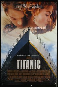 1p379 TITANIC DS style A one-sheet movie poster '97 Leonardo DiCaprio, Kate Winslet, James Cameron