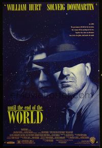 1p403 UNTIL THE END OF THE WORLD one-sheet poster '91 Wim Wenders, William Hurt, Solveig Dommartin