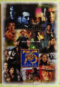 1p412 WARNER BROTHERS ACTION ADVENTURE video one-sheet poster '98 Warner Brothers action movies!