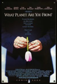 1p415 WHAT PLANET ARE YOU FROM DS advance 1sheet '00 Garry Shandling, Annette Bening, Greg Kinnear