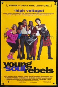 1p434 YOUNG SOUL REBELS one-sheet movie poster '91 Isaac Julien