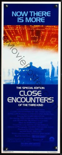 1q113 CLOSE ENCOUNTERS OF THE THIRD KIND S.E. insert '80 Steven Spielberg's classic with new scenes!