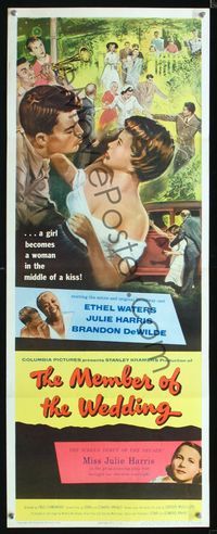 1q434 MEMBER OF THE WEDDING insert movie poster '53 Ethel Waters, Julie Harris, Brandon DeWilde