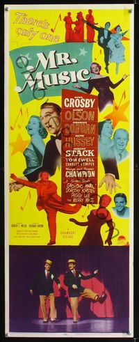 1q448 MR. MUSIC insert '50 Bing Crosby, Groucho Marx, Charles Coburn, Ruth Hussey, Robert Stack