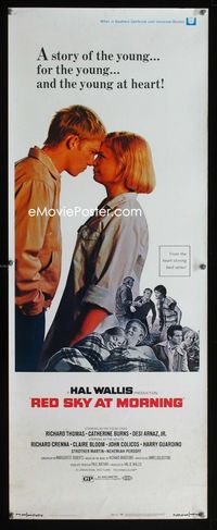 1q502 RED SKY AT MORNING insert movie poster '71 Richard Thomas loves Catherine Burns!
