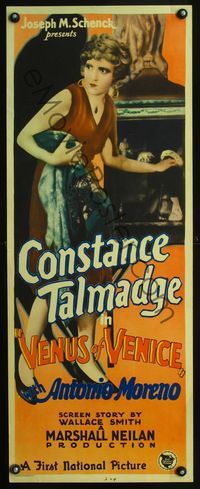1q001 VENUS OF VENICE insert movie poster '27 full-length image of sexiest thief Constance Talmadge!