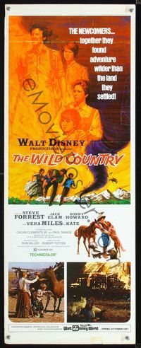 1q641 WILD COUNTRY insert '71 Disney pioneers found adventure wilder than the land they settled!