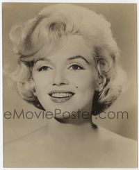 1r065 MARILYN MONROE 7.25x9 still '50s most incredible happy smiling head & shoulders close up!