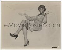 1r125 SOME LIKE IT HOT special artwork 8x10 still '59 Jack Lemmon in full drag in seated position!