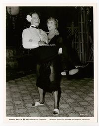 1r106 SOME LIKE IT HOT candid 8x10 '59 Jack Lemmon as Daphne holding Joe E. Brown on dance floor!