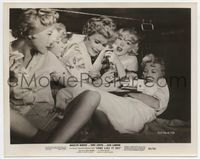 1r132 SOME LIKE IT HOT 8x10 movie still '59 Marilyn Monroe & sexy girls crammed in upper berth!
