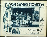 1r006 LOVE BUG lobby card '25 the Our Gang kids were torn between love of women & love of apples!