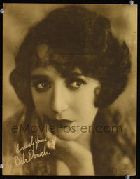 1t029 BEBE DANIELS deluxe 11x14 '20s great close portrait of sexy star with head resting on hand!
