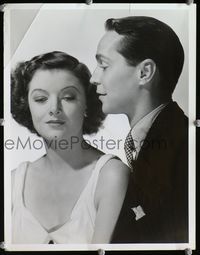 1t091 MAN-PROOF 10x13 movie still '38 great romantic close up of sexy Myrna Loy & Franchot Tone!