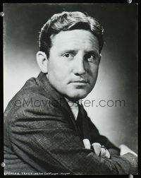 1t121 SPENCER TRACY deluxe 11x13.75 still '40s great close portrait wearing suit with arms crossed!