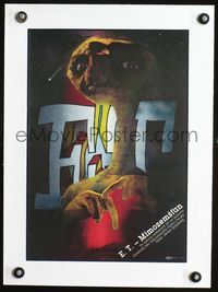 1u242 E.T. THE EXTRA TERRESTRIAL linen Czech '82 Steven Spielberg, best completely different art!