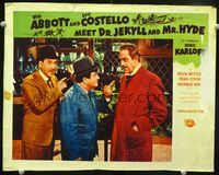 1w056 ABBOTT & COSTELLO MEET DR. JEKYLL & MR. HYDE LC #3 '53 Bud & Lou meet scary Boris Karloff!