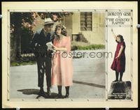 1w105 COUNTRY FLAPPER lobby card '22 two full-length images of Dorothy Gish, also with Glenn Hunter!