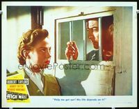 1w179 HIGH WALL LC #5 '48 great close image of Robert Taylor begging Audrey Totter to help him!