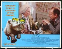 1w183 HONKY TONK FREEWAY signed lobby card #7 '81 by married couple Jessica Tandy and Hume Cronyn!