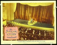 1w048 JOLSON STORY LC '46 Larry Parks performs on stage in blackface in front of huge audience!