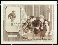 1w210 KNICKERBOCKER BUCKAROO LC '19 Douglas Fairbanks laughing while held at gunpoint by Campeau!