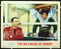 1w237 MGM'S BIG PARADE OF COMEDY lobby card #5 '64 Bud Abbott, Lou Costello in washing machine!