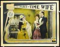 1w272 PART TIME WIFE LC '25 romantic love triangle image, great movie camera & film border art!