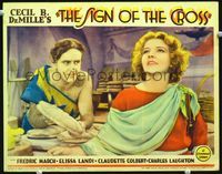 1w308 SIGN OF THE CROSS LC '32 Cecil B. DeMille, man tries to sell lovely Elissa Landi bread!