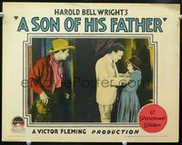 1w319 SON OF HIS FATHER LC '25 Bessie Love is saved from bad guy's embrace by handsome cowboy!