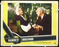 1w342 SUNSET BOULEVARD LC #6 '50 c/u of Cecil B. DeMille refusing to tell Gloria Swanson the truth!