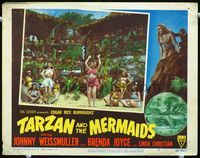 1w348 TARZAN & THE MERMAIDS LC #6 '48 sexy native girls dancing, but no Weissmuller to be seen!