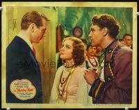 1w386 WEDDING NIGHT lobby card '35 Gary Cooper stares at Anna Sten while Ralph Bellamy looks on!